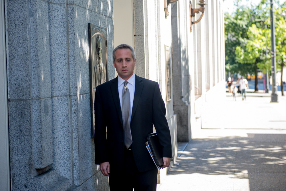 Ben Goldsmith gets to work. Photo by Morgen Schuler