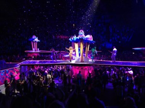 Lady Gaga creates quite the spectacle in her typical diva fashion. Photo by Morgen Schuler