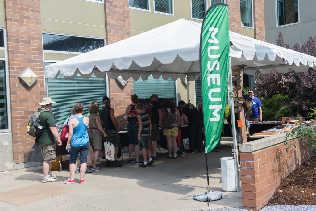 Groundspeak had even set up a "Museum" area for cachers to see where it all started. Photo by Morgen Schuler