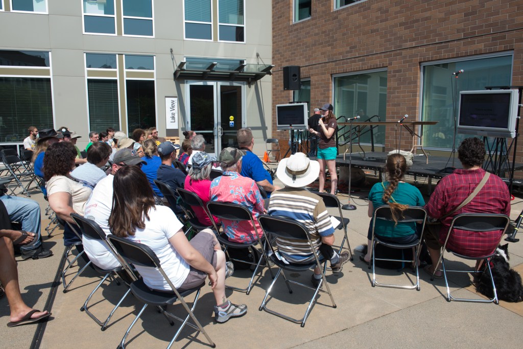 Informational talks were held throughout the day. Photo by Morgen Schuler