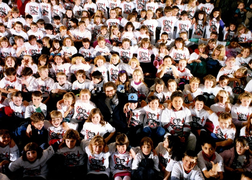 Knute Berger (center) and the original Keepers of the Capsule.