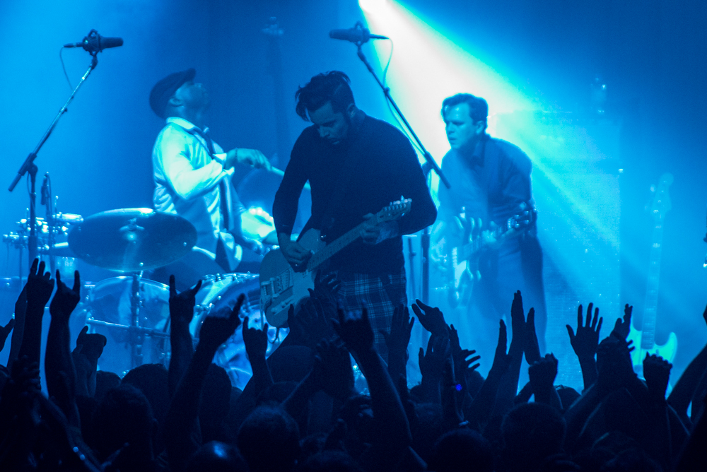 Jack White performs for an excited crowd at his first of two shows at the Paramount. Photo by Morgen Schuler