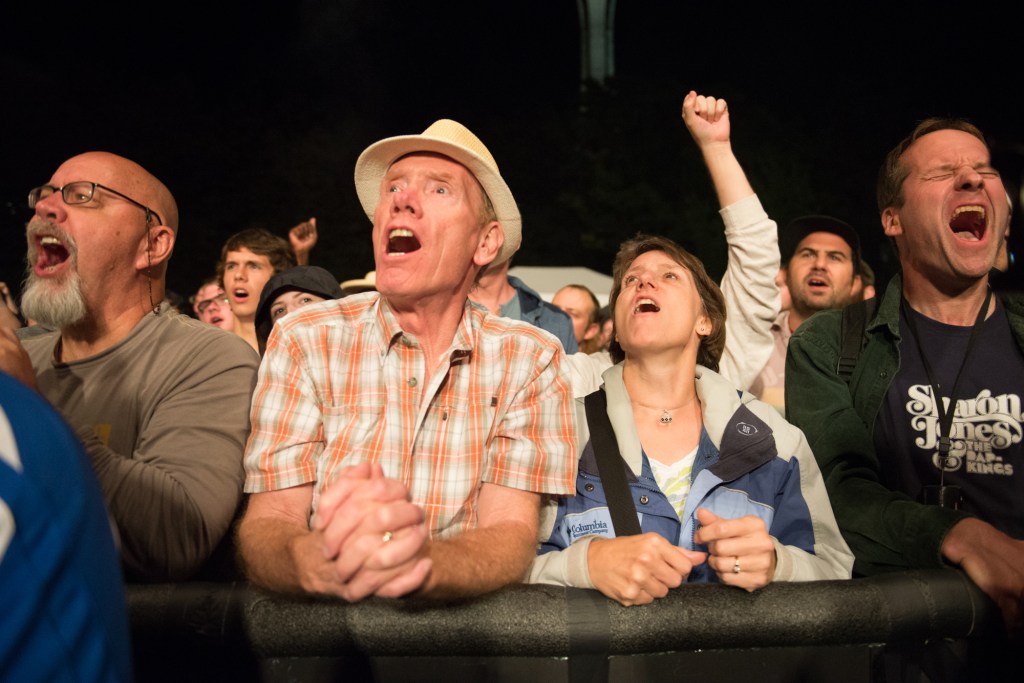 The crowd was young and old at Bootsy Collins. Photo by Morgen Schuler