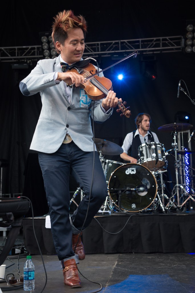 Kishi Bashi wowed the crowed with his pop violin melodies. Photo by Morgen Schuler