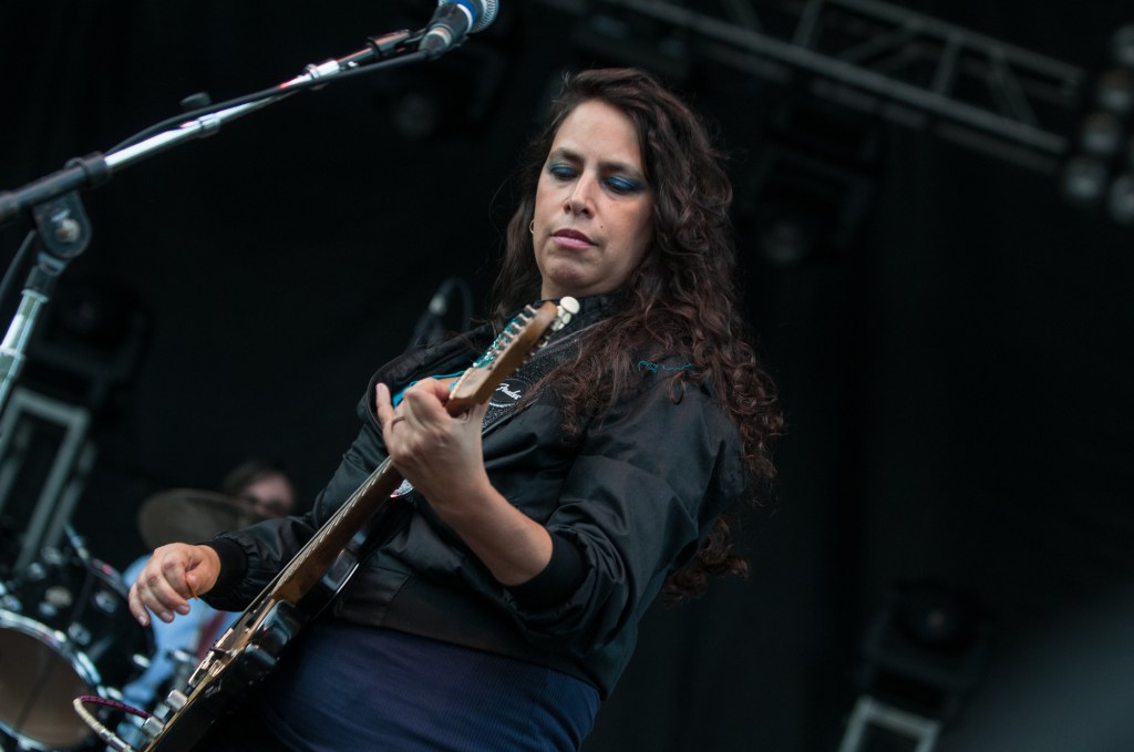 Luscious Jackson brought back the badass at their Fisher Green Stage performance. Photo by Morgen Schuler