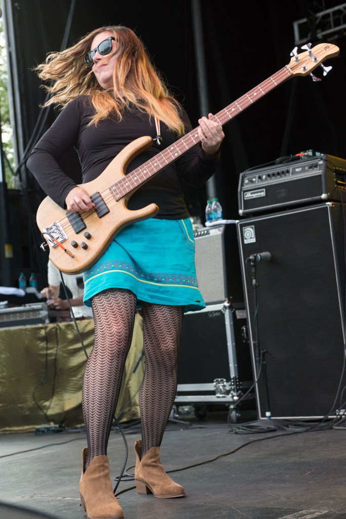 Luscious Jackson brought back the badass at their Fisher Green Stage performance. Photo by Morgen Schuler