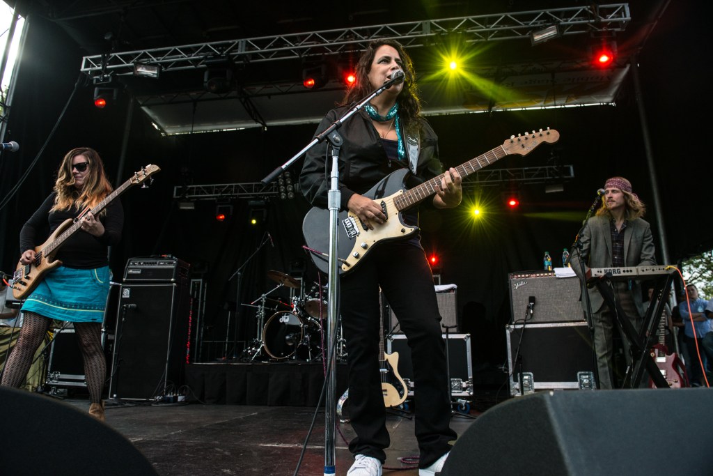 Luscious Jackson brought back the badass at their Fisher Green Stage performance. Photo by Morgen Schuler