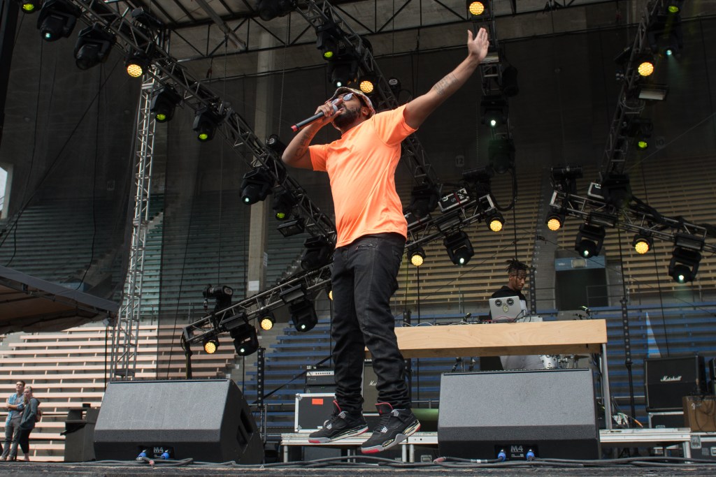 Schoolboy Q had the crowd jumping around and singing along at the top of their lungs. Photo by Morgen Schuler