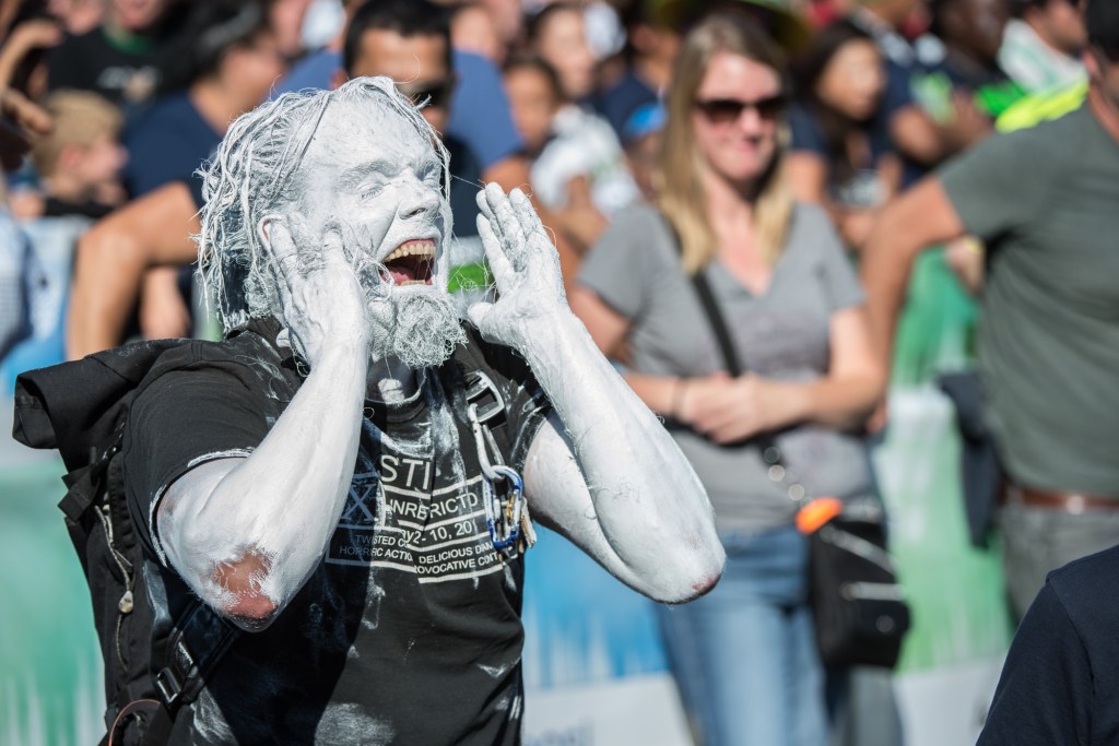 Some fans were incredibly invested in the celebrations. Photo by Morgen Schuler