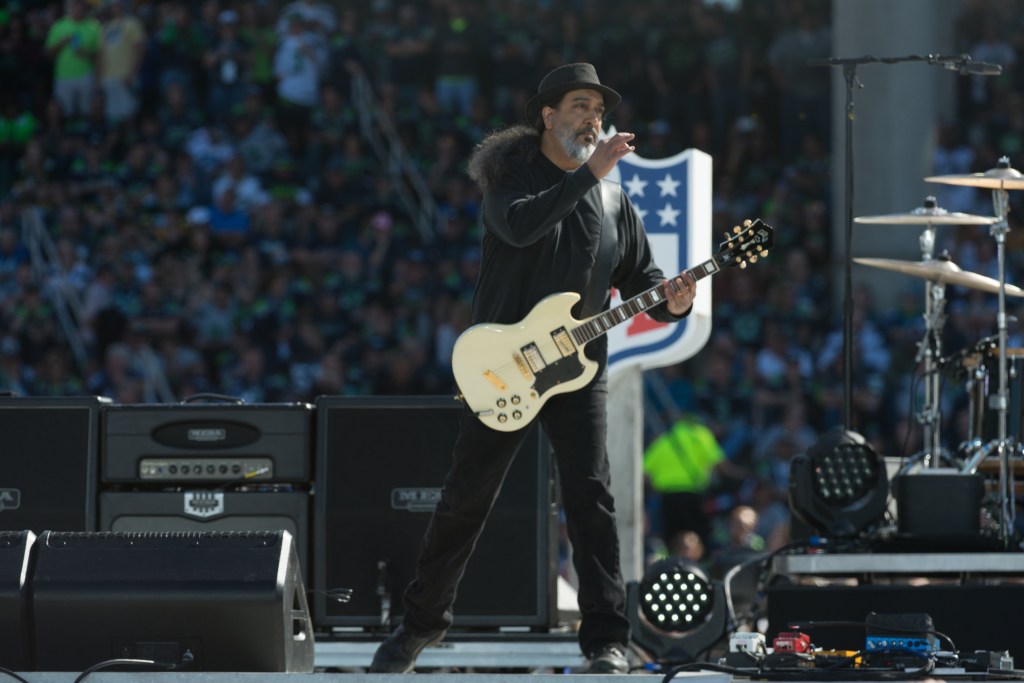 Soundgarden put on a show for their hometown to celebrate the start of the NFL season. Photo by Morgen Schuler