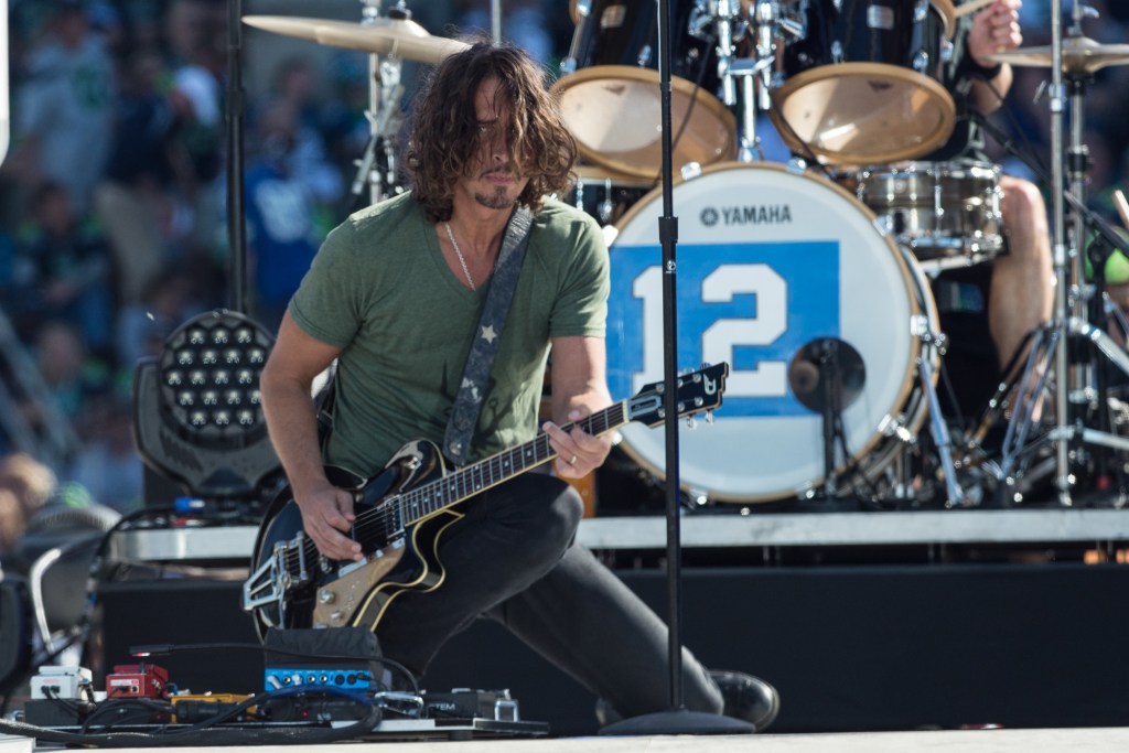 Soundgarden put on a show for their hometown to celebrate the start of the NFL season. Photo by Morgen Schuler
