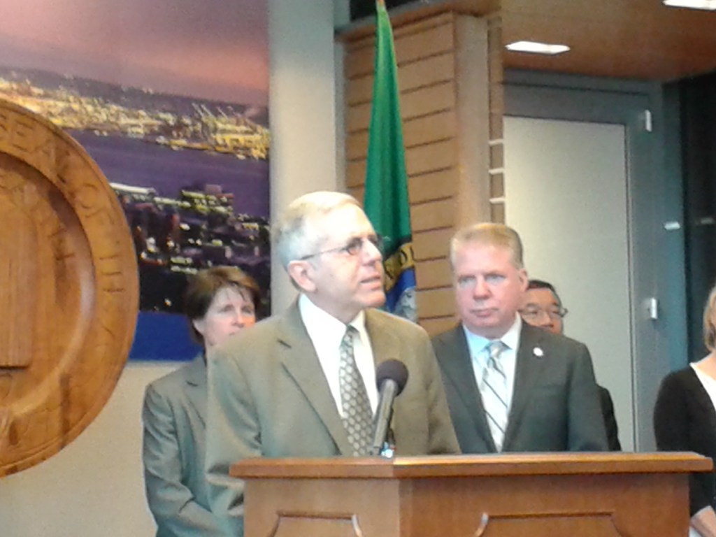 David Wertheimer speaks after being named housing advisory aommittee co-chair.