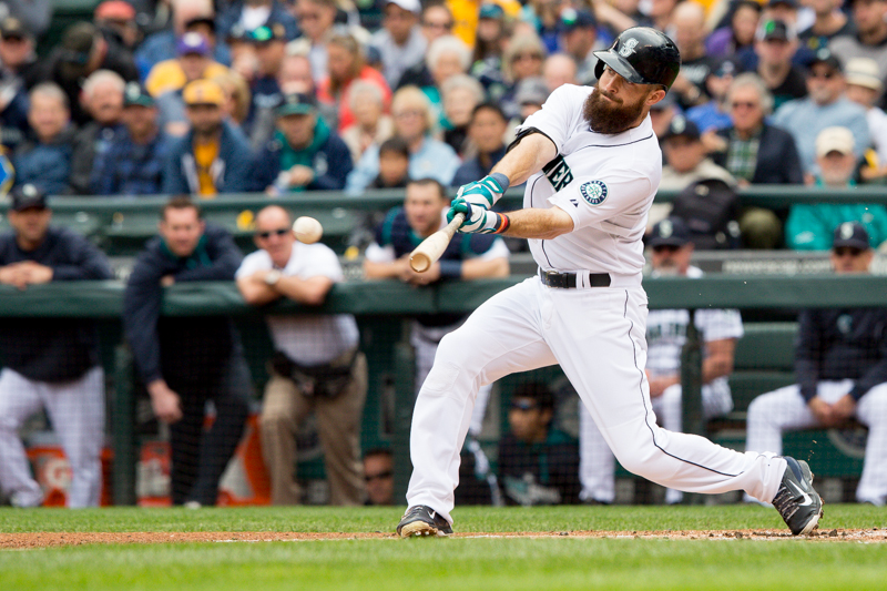 Dustin Ackley, flop. Photo by Jeremy Dwyer-Lindgren