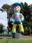 Mad Campus art installation: Lone Stranger (Inflated) .  Art by Piper O’Neill