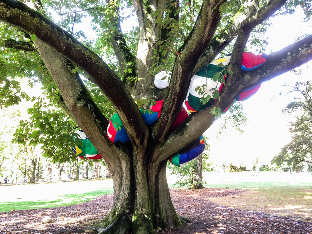 Mad Campus art installation: Global Bloblem.  Art by Paul Komada