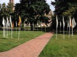 Mad Campus art installation: By Degrees.  Art by Perri Howard