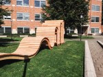 Mad Campus art installation: Wave Sine. Art by W. Scott Trimble