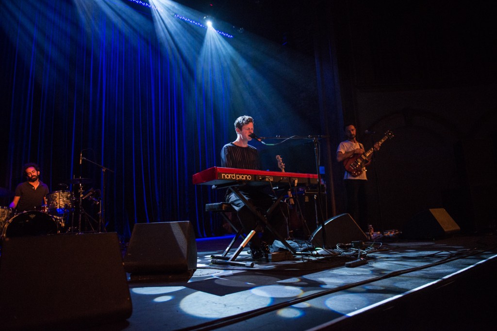 Perfume Genius, or Mike Hadreas, enchanted the audience Saturday night with his passionate and personal music. Photo by Morgen Schuler
