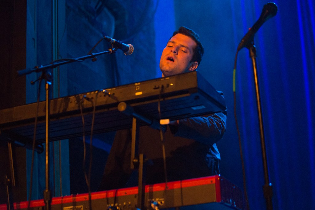 Perfume Genius, or Mike Hadreas, enchanted the audience Saturday night with his passionate and personal music. Photo by Morgen Schuler