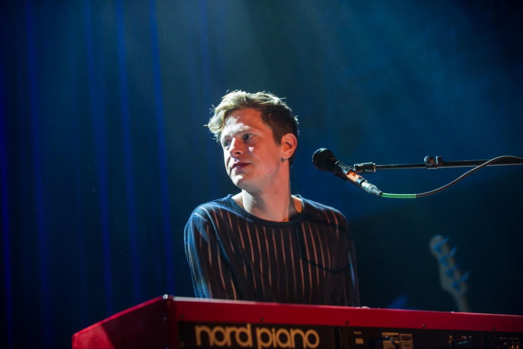 Perfume Genius, or Mike Hadreas, enchanted the audience Saturday night with his passionate and personal music. Photo by Morgen Schuler