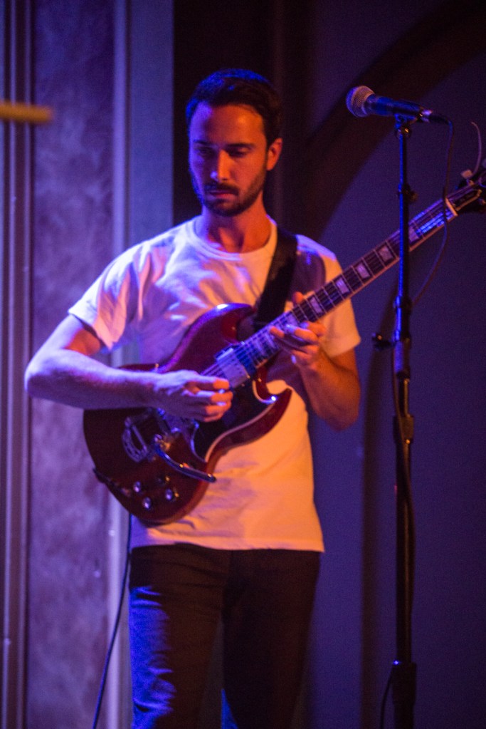 Perfume Genius, or Mike Hadreas, enchanted the audience Saturday night with his passionate and personal music. Photo by Morgen Schuler