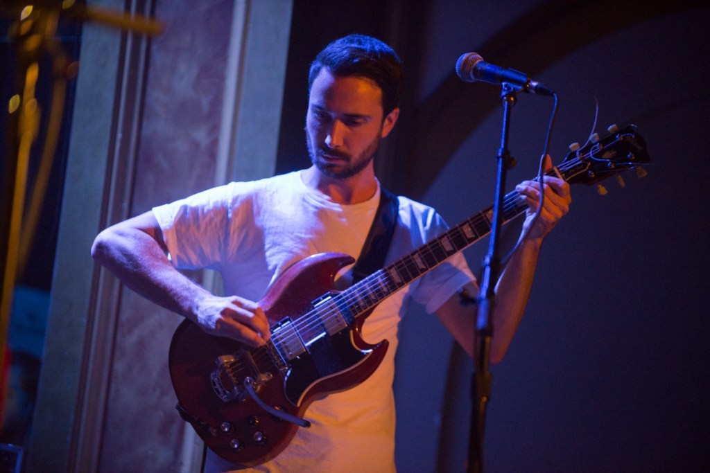 Perfume Genius, or Mike Hadreas, enchanted the audience Saturday night with his passionate and personal music. Photo by Morgen Schuler
