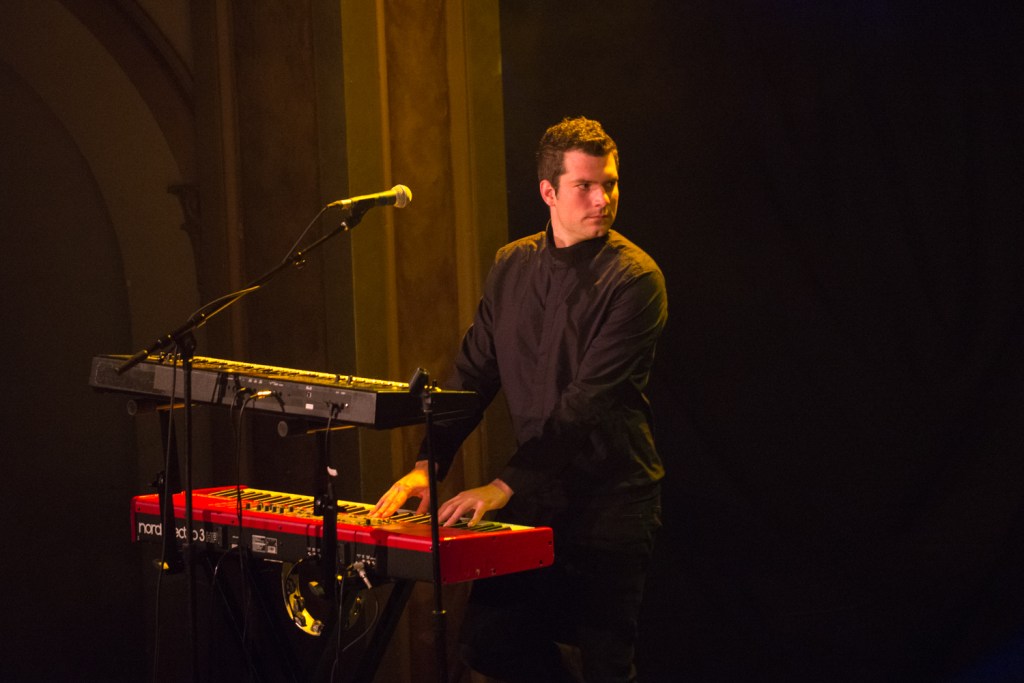 Perfume Genius, or Mike Hadreas, enchanted the audience Saturday night with his passionate and personal music. Photo by Morgen Schuler