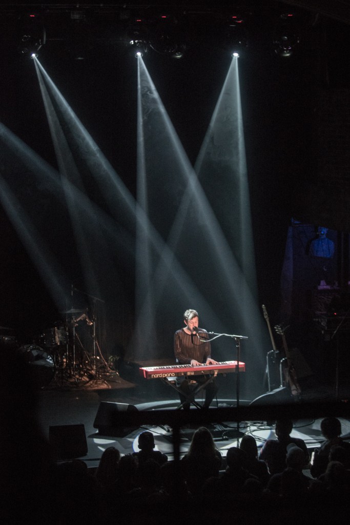 Perfume Genius, or Mike Hadreas, enchanted the audience Saturday night with his passionate and personal music. Photo by Morgen Schuler