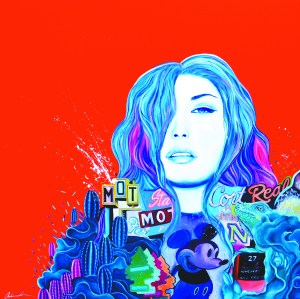 1. Violet’s Highway by Alex Achaval  Neon signage, rodeo culture, pop,