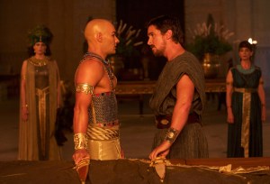 DF-01354 - Moses (Christian Bale, right) confronts Ramses (Joel Edgerton).