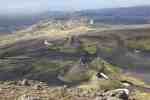 The craters of Laki today.