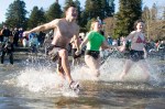 Hundreds turned out on Thursday to ring in the New Year by