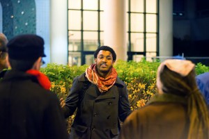 Standing at the base of the King County jail on a recent