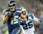 Jermaine Kearse turns upfield on en route to the end zone for his 63-yard touchdown pass.