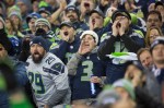 Fans cheer in the fourth quarter.