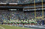 The Seagals perform in between quarters.