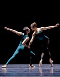Jonathan Porretta and Carrie Imler in PNB’s all-Forsythe program.
