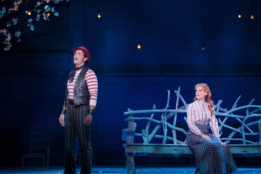 O’Neill’s Billy Bigelow with Laura Griffith’s Julie.