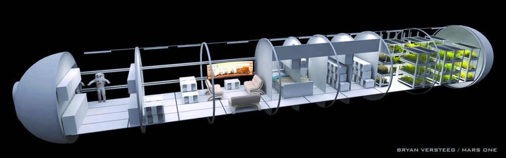 Mars One’s Living Unit.