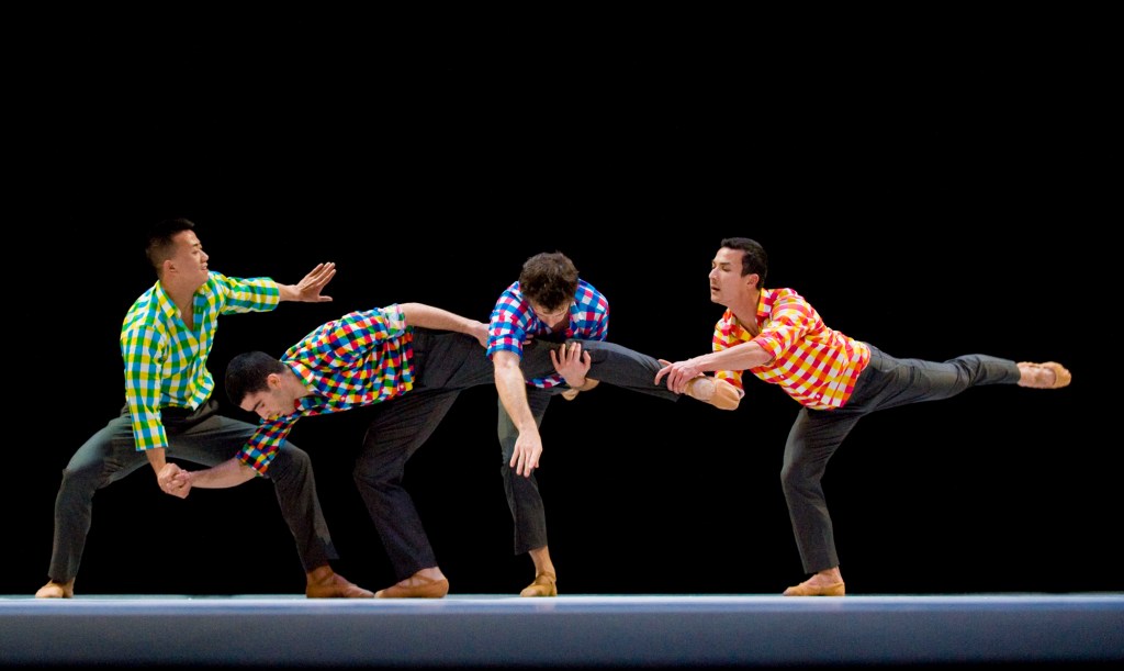 Dancers perform Sarabande.