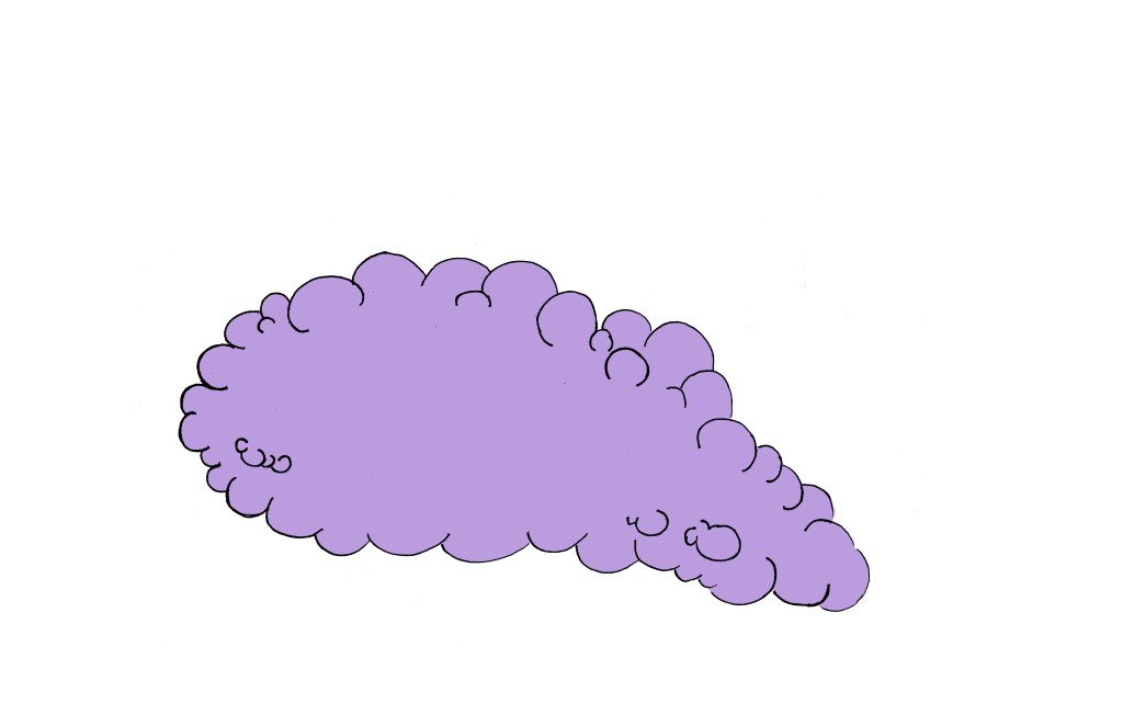 The smell of steaming rice and beans blends with the smoke of