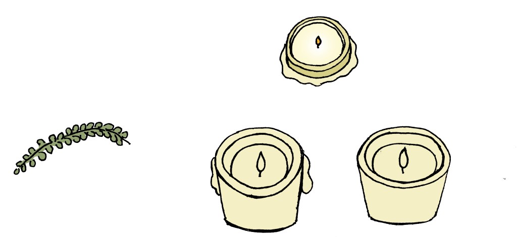 The smell of steaming rice and beans blends with the smoke of