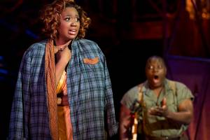 Angel Blue and Alfred Walker starred in Seattle Operas wonderful Porgy and Bess. Photo by Philip Newton