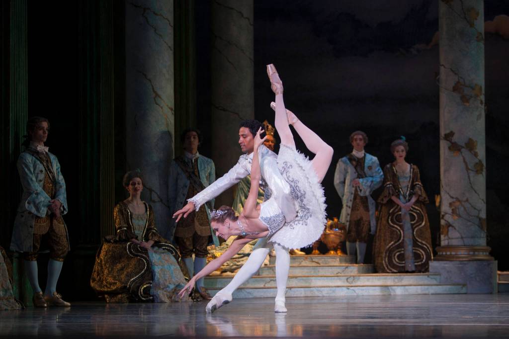 Pacific Northwest Ballets The Sleeping Beauty also includes plenty of dancing beauty. Photo by Angela Sterling