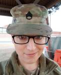 Staff Sgt. Katie Schmid is unsure how President Trumps transgender military ban will affect her. Photo courtesy of Katie Schmid
