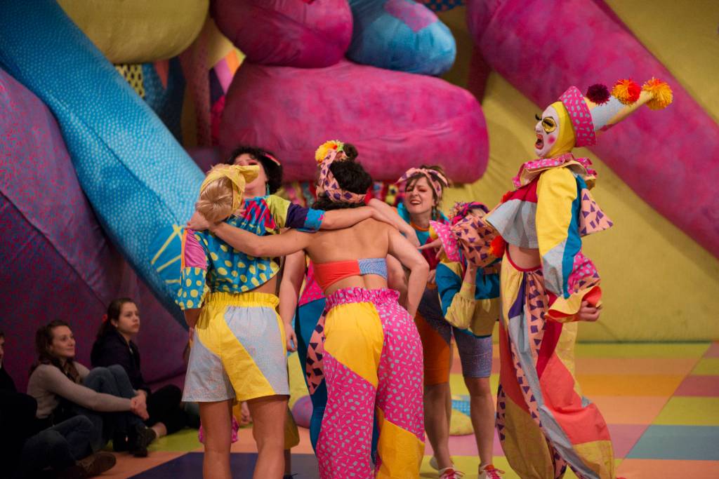 Cherdonna Shinatra has a laugh during <em>Ditch</em>. Photo by Jenny May Peterson