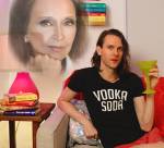 Photo courtesy Mount Analogue                                 Patty Gone offers an artistic toast to Danielle Steel.