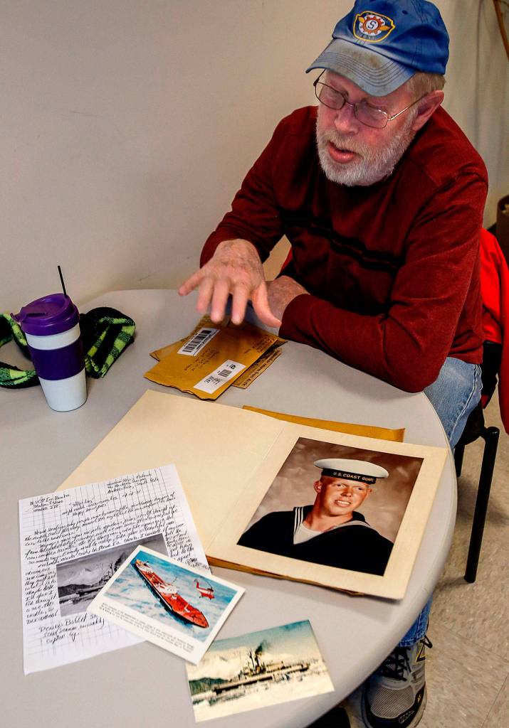 Everetts Dennis Boblet shares memories of his Coast Guard service aboard the icebreaker Staten Island. He was in Antarctica in 1970-71. (Dan Bates / The Herald)