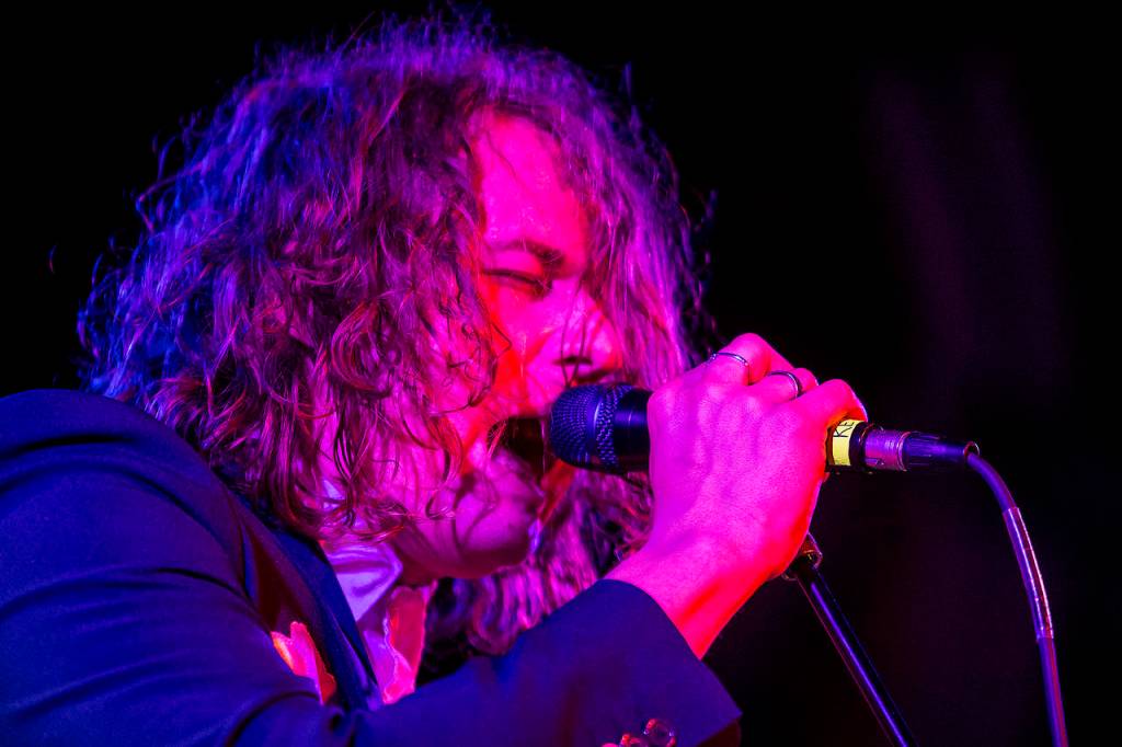 Kevin Morby performs at the Historic Everett Theatre at 2018s Fishermans Village Music Festival. This years festival lineup was just announced by the Everett Music Initiative. (Ian Terry / The Herald)