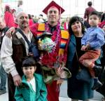 Everett Community College graduate Irvin Enriquez Olvera (center) and his parents, Roberto Enriquez and Candelaria Olvera, were detained by border patrol in Arizona this weekend. The family owns Broadway tire shop Enriquez Tires. (Raquel Enriquez)